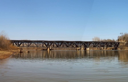 parallel rail bridges, 1906 and 1919