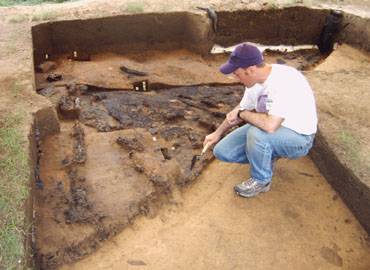 archaeology reveals soil profile